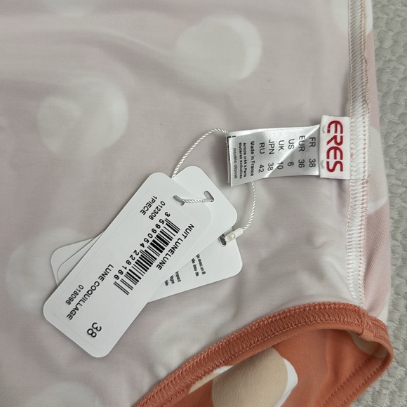 ERES Nuit Lune One-Piece Bandeau Swimsuit in Lune Coquillage-  Size 38/US 6 - Picture 8 of 8